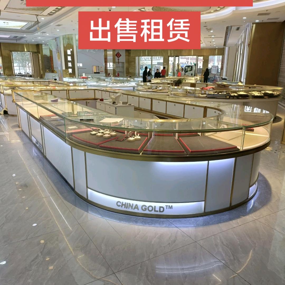 青岛二手珠宝柜台货架办公家具收售租赁