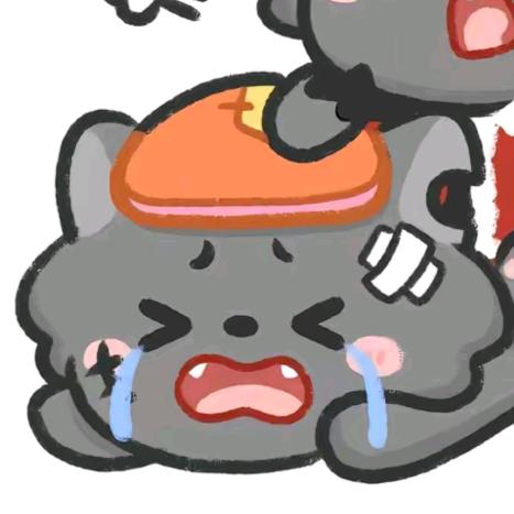脑袋困掉了～