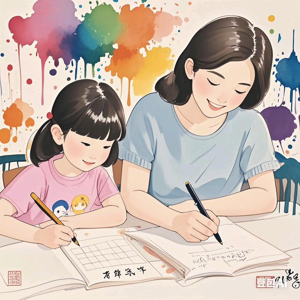 大宝练控笔☁️妈妈陪打卡