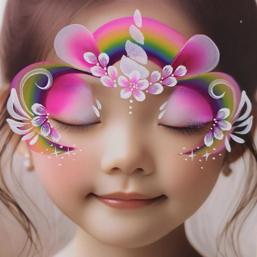 西米面部彩绘