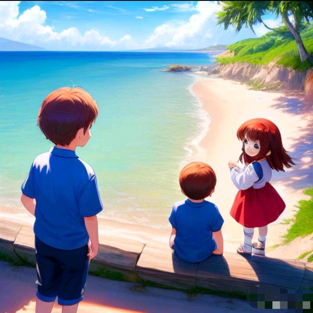 山澜水墨画云舒