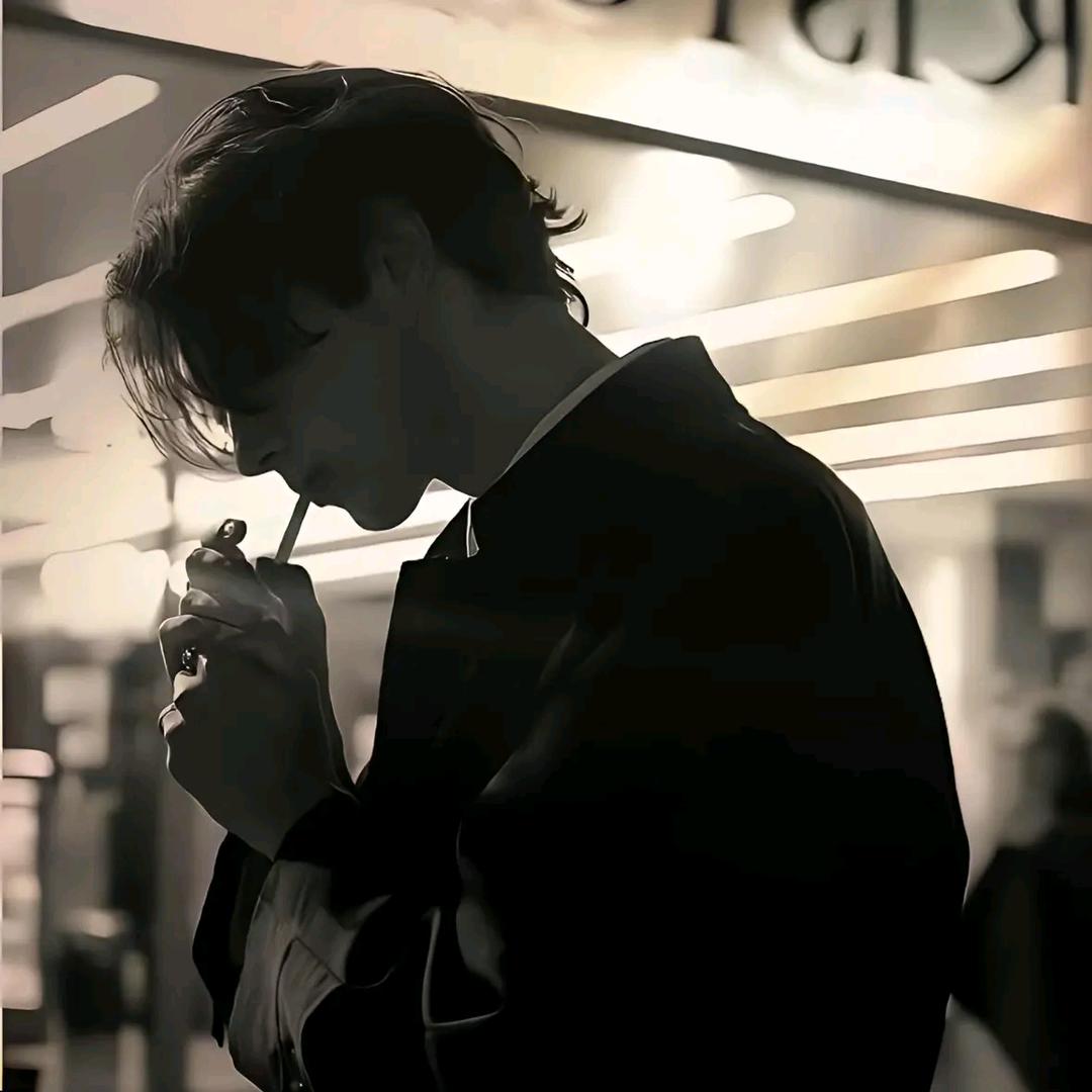 拟墨画扇