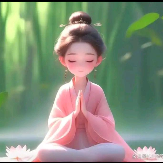 心若莲花，不争不扰；淡看浮华，静守己心。