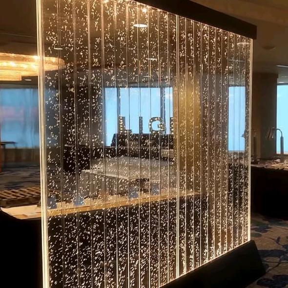 创意流水气泡墙