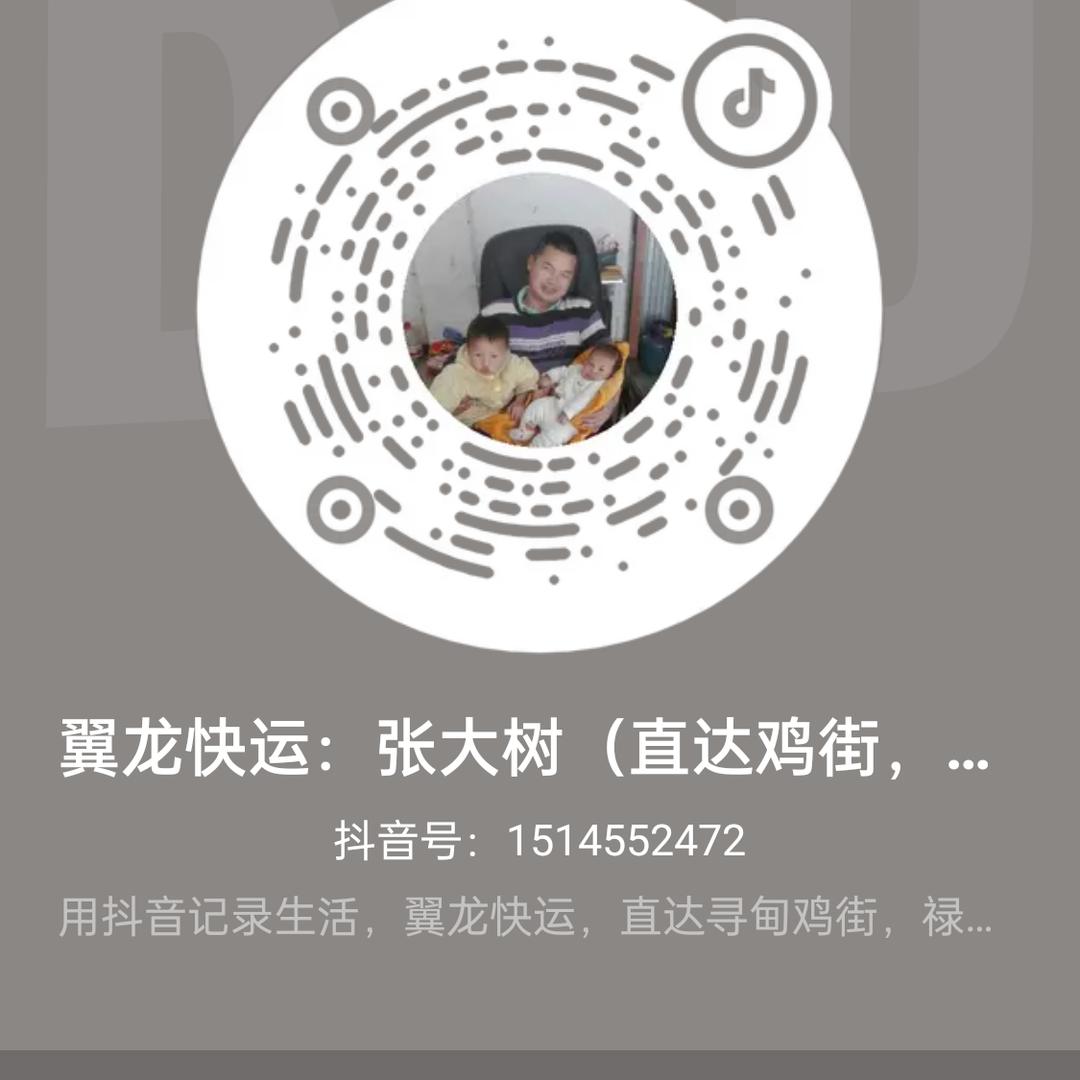 翼龙快运：张大树（直达鸡街，九龙）