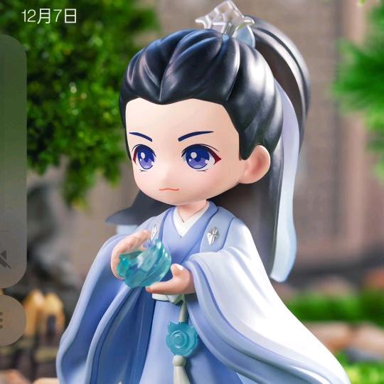 佳人轻捻花芯蕊