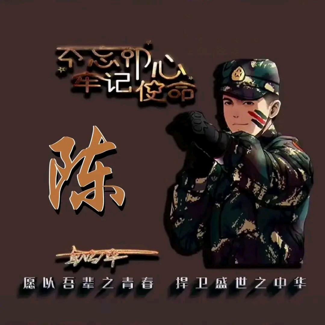 军中绿花兵哥