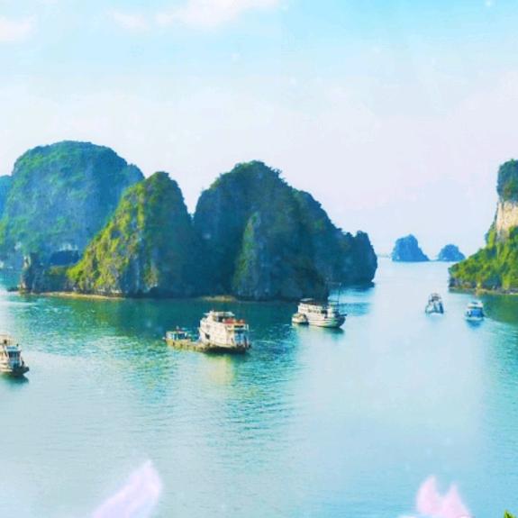 晴空万里，