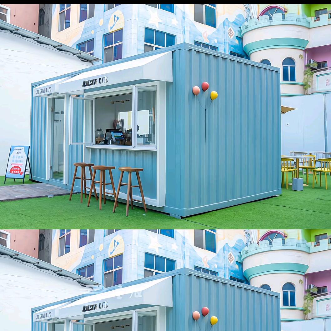 卖集装箱活动房围挡小别墅，回收二手集装箱