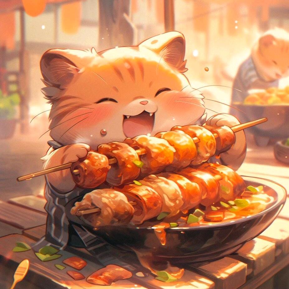 小晨馋猫