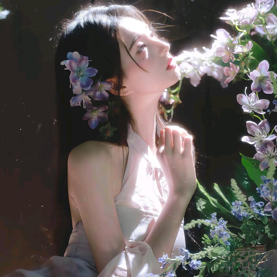 月漫了花海头像