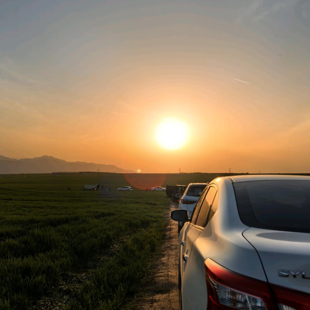 赏夕阳品味人生