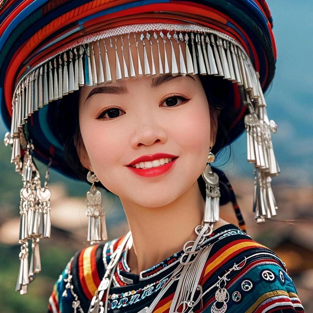 贵州美牙大彝妈