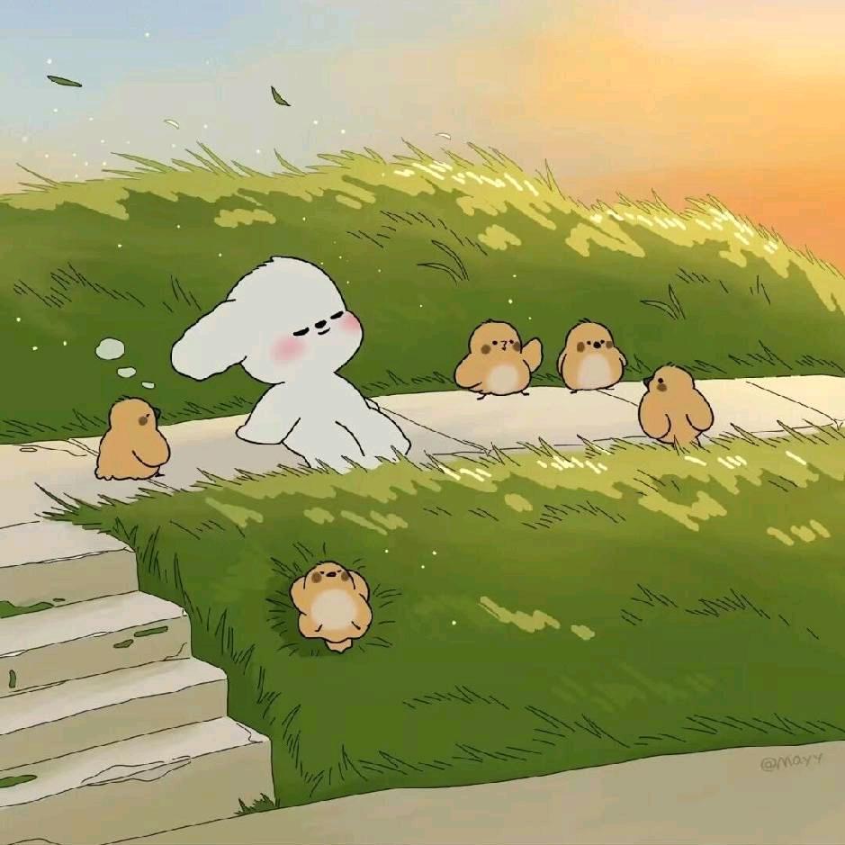 池塘边的好朋友