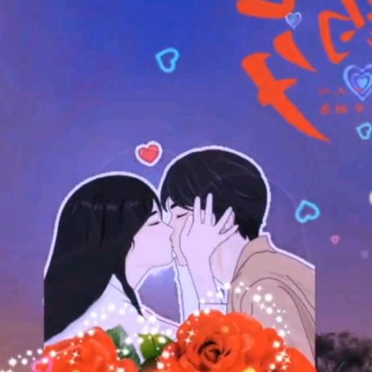 晚上的彩虹