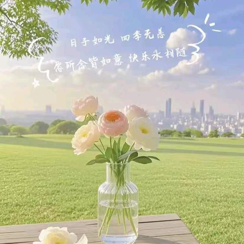 带露的蔷薇