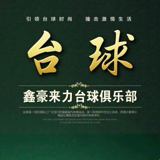 舟曲县鑫豪来力台球俱乐部