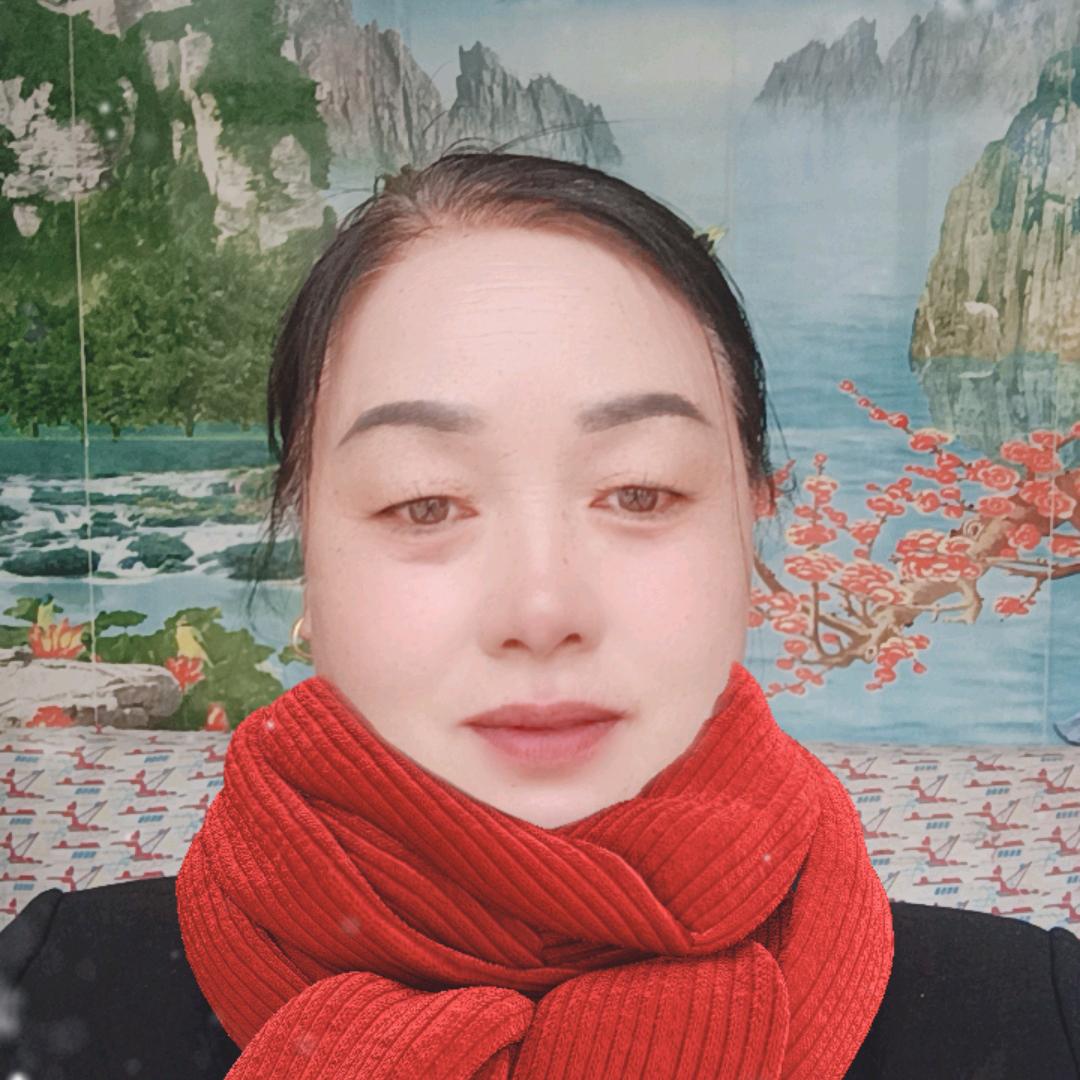 黄土高原上的美女