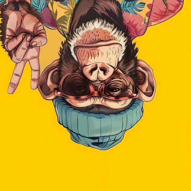 穿奥特曼的西服