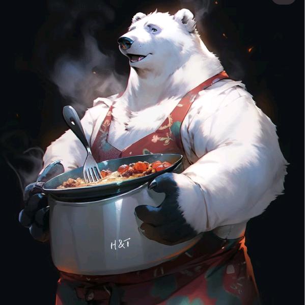 一个北极熊