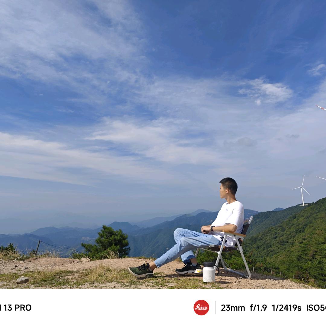 小王同学在露营