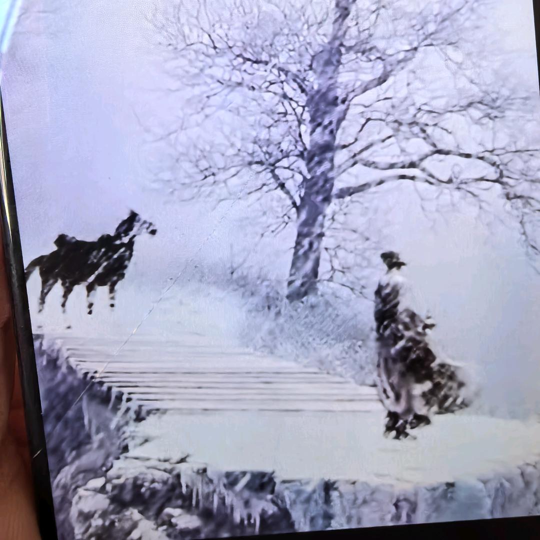 雪落寒崖路
