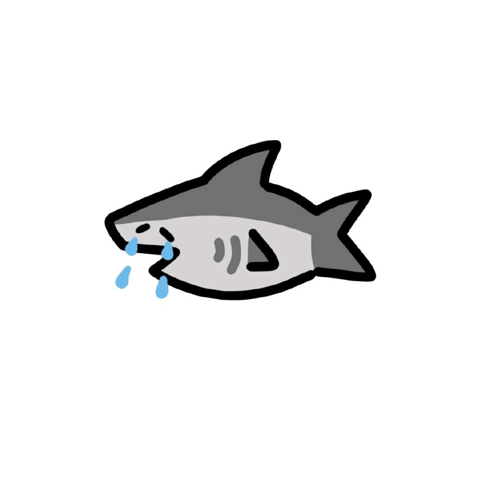 伤心的小鲨鱼