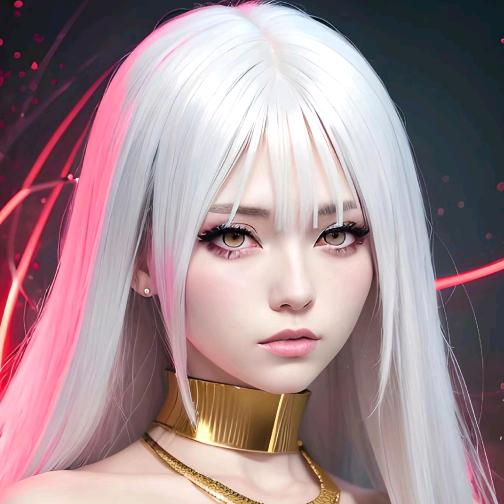 白发俏女