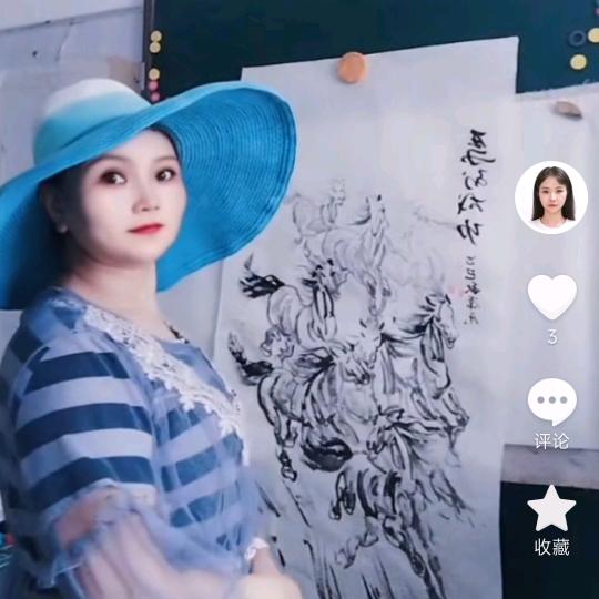 刘鑫双手画