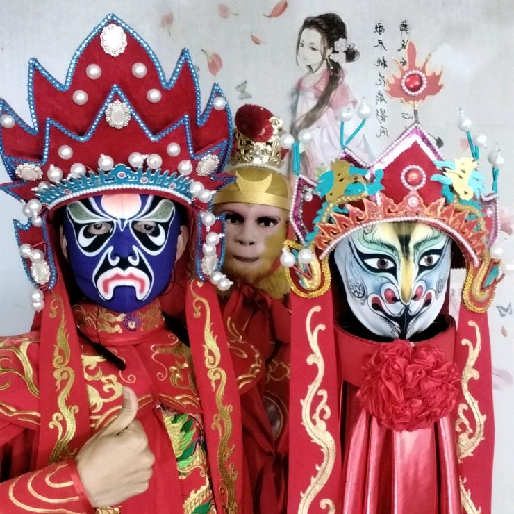 泷泽川剧变脸（关羽）