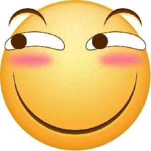 开心笑笑。