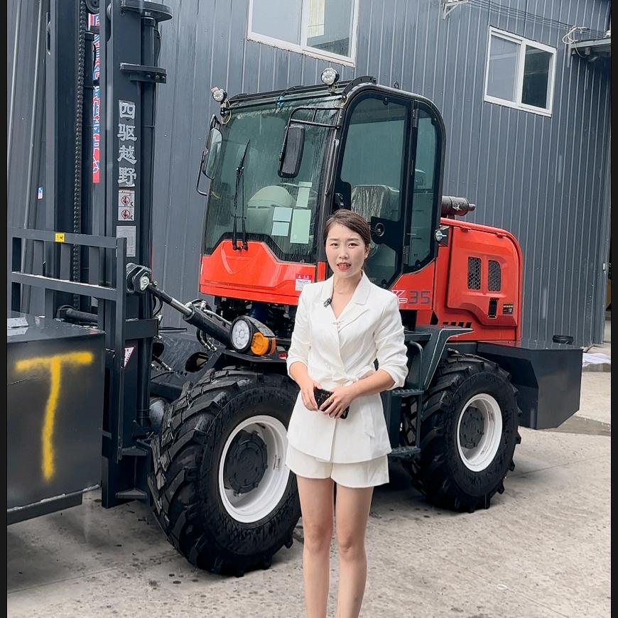 白姐说铲车 越野叉车