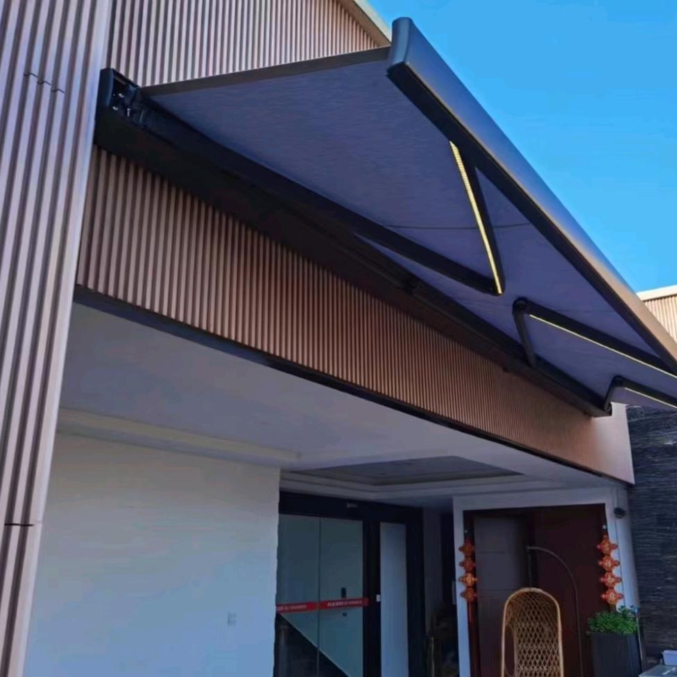 伸缩雨棚  户外遮阳用品