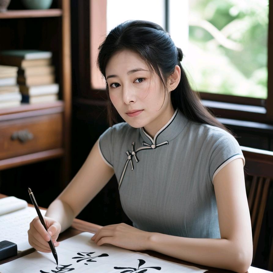 宇晴手写（家中有事，随缘）