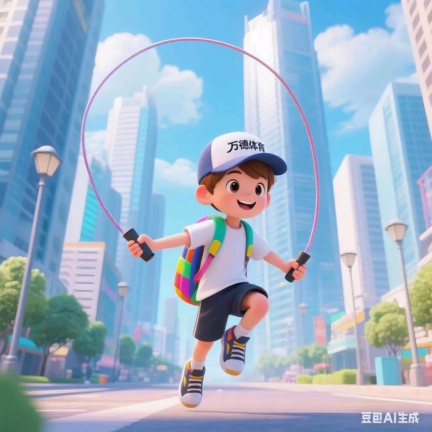 在衡水教跆拳道和跳绳的张老师