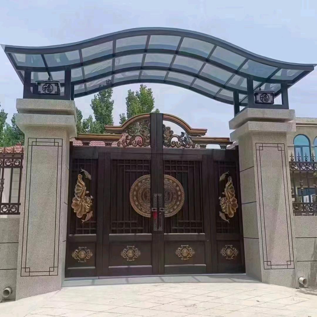 志强铝合金雨棚 阳光房遮阳帘工厂