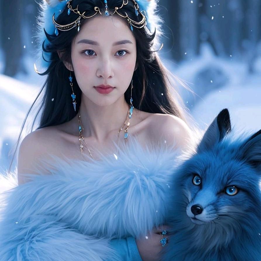 精致白狐女人～～喜宝儿
