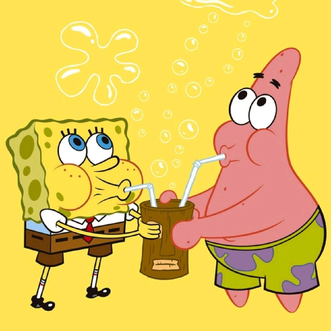 派大星和海绵宝宝是好朋友