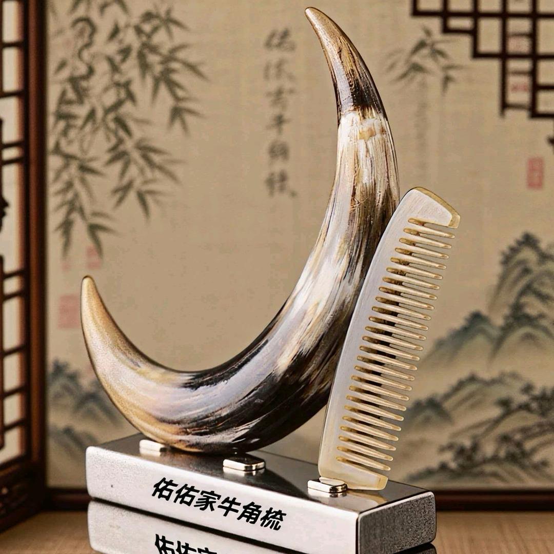 佑佑家牛角梳
