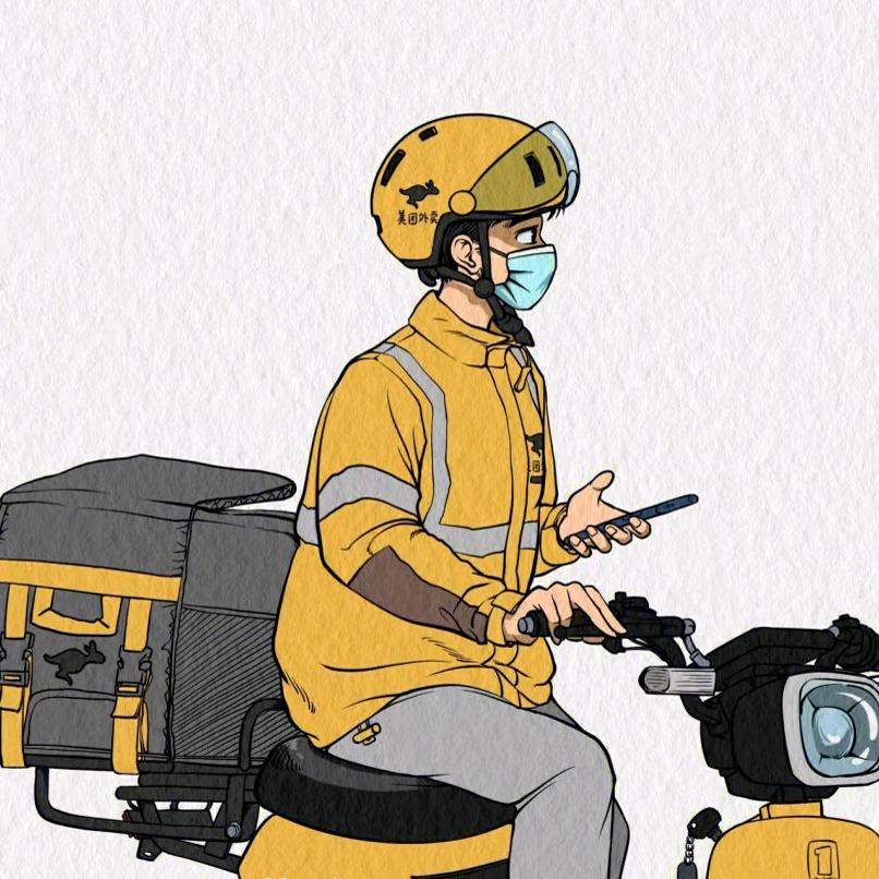 美团众包不爬着楼我们专送爬