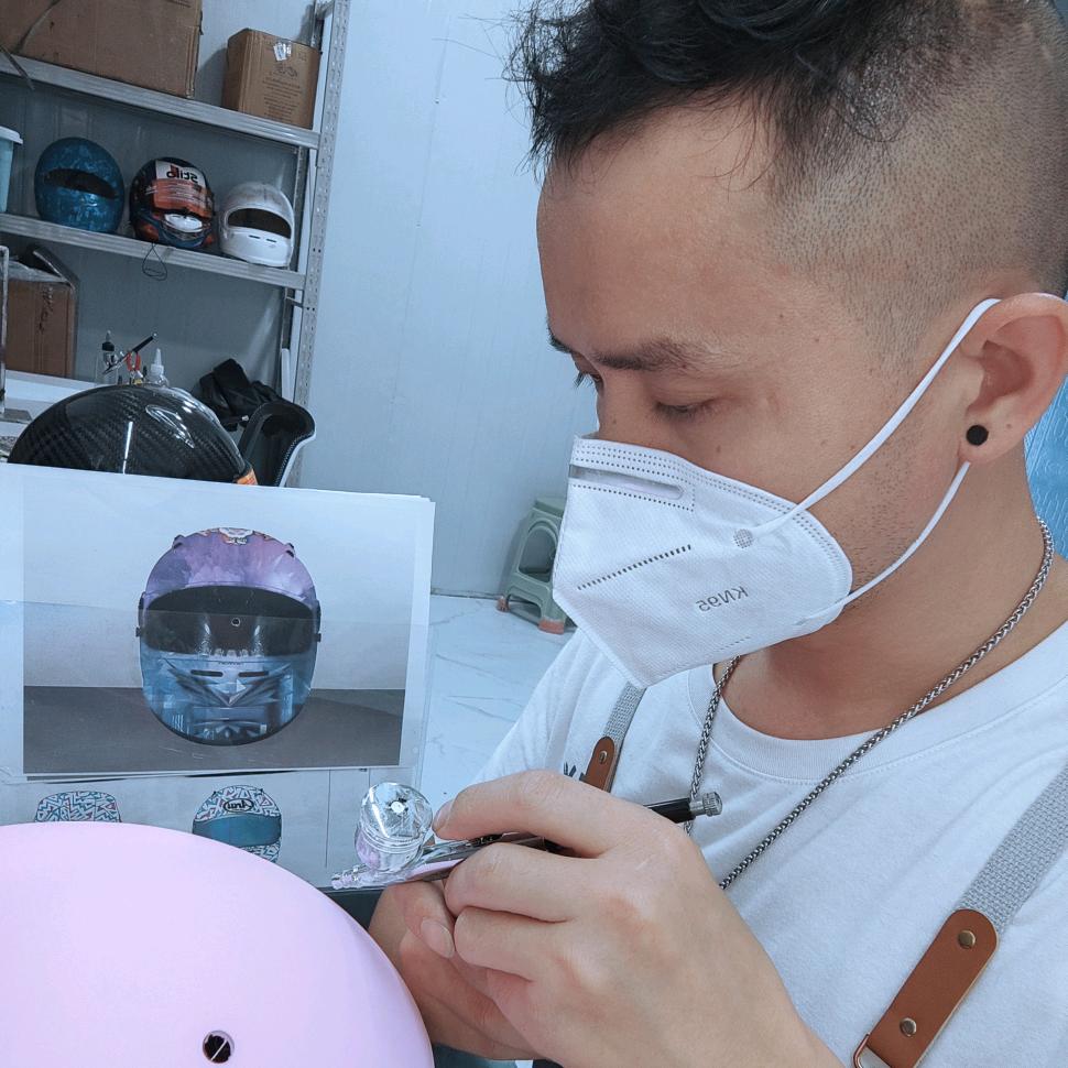 赛车头盔彩绘ZMcaihui