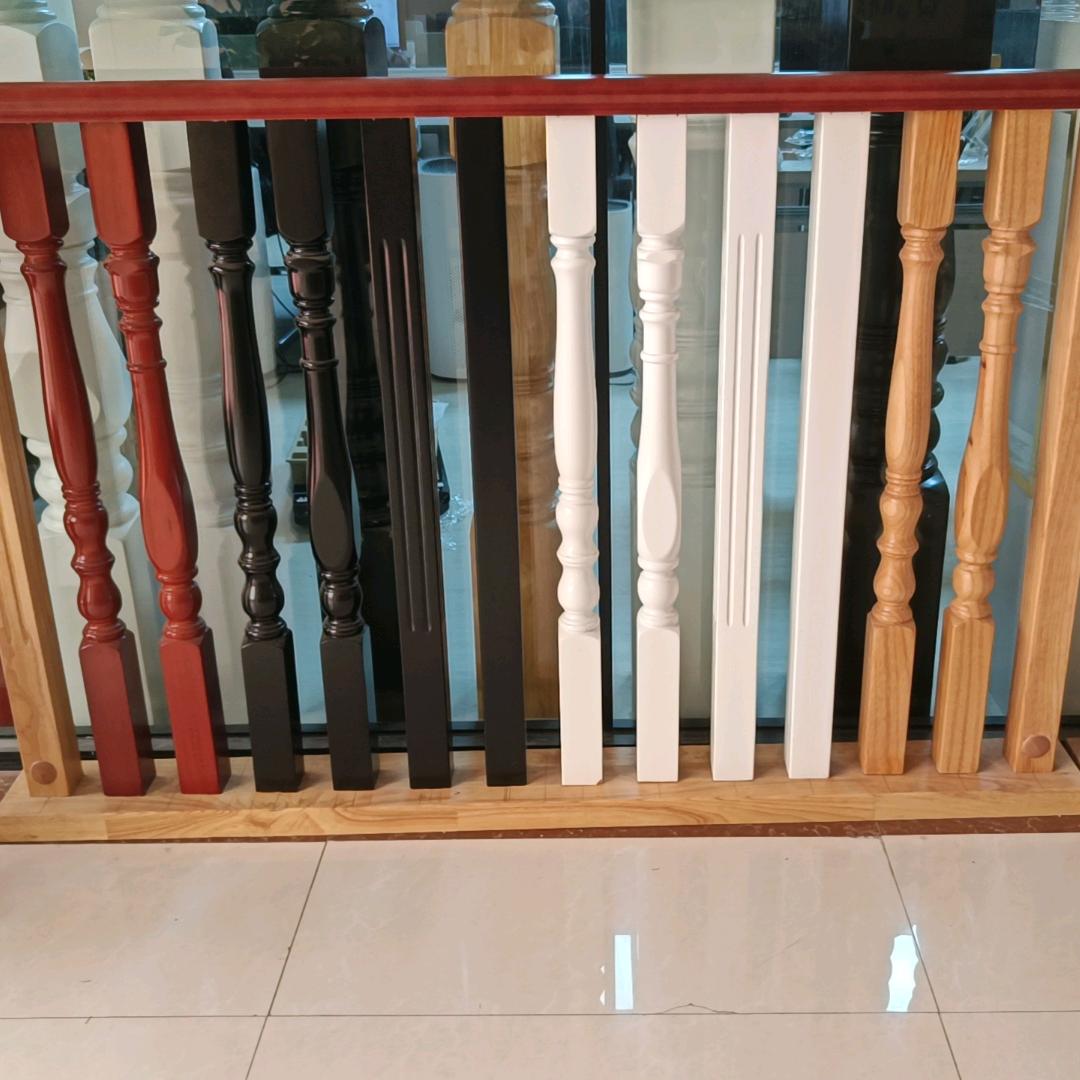 实木楼梯玻璃栏杆厂家