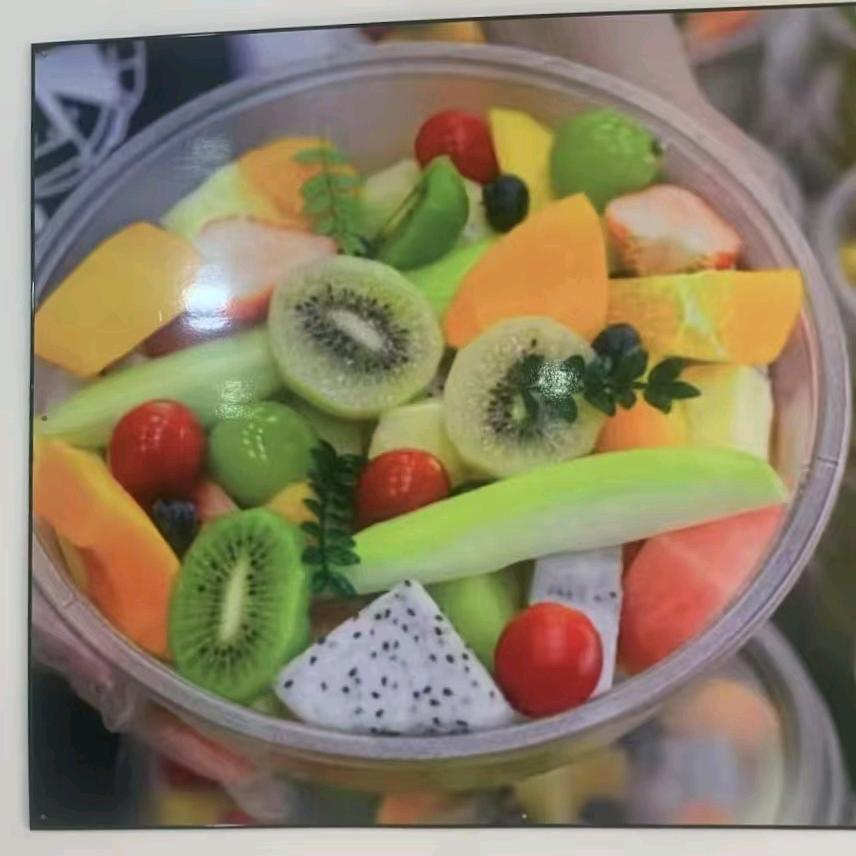 鲜切甘草梅汁水果