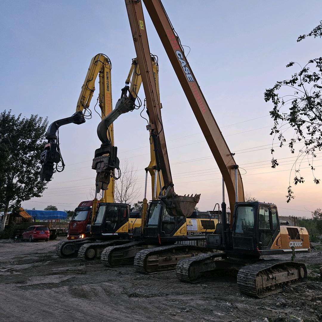 衡水广锦 打桩机 加长臂 钢板桩租赁