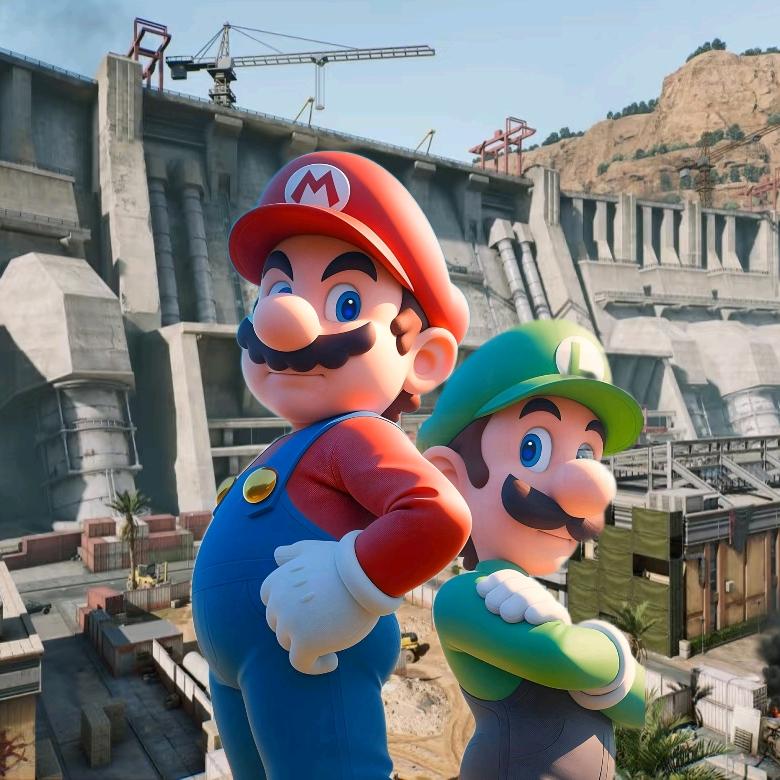 马里奥跑刀（三角洲行动）