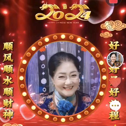 幸福阳光老太太...