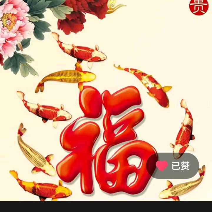 洪魚！勇往直前！心想事成！年年有余！于！
