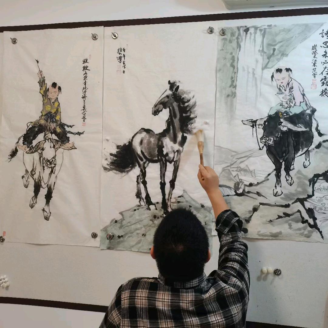钟馗国画赐福