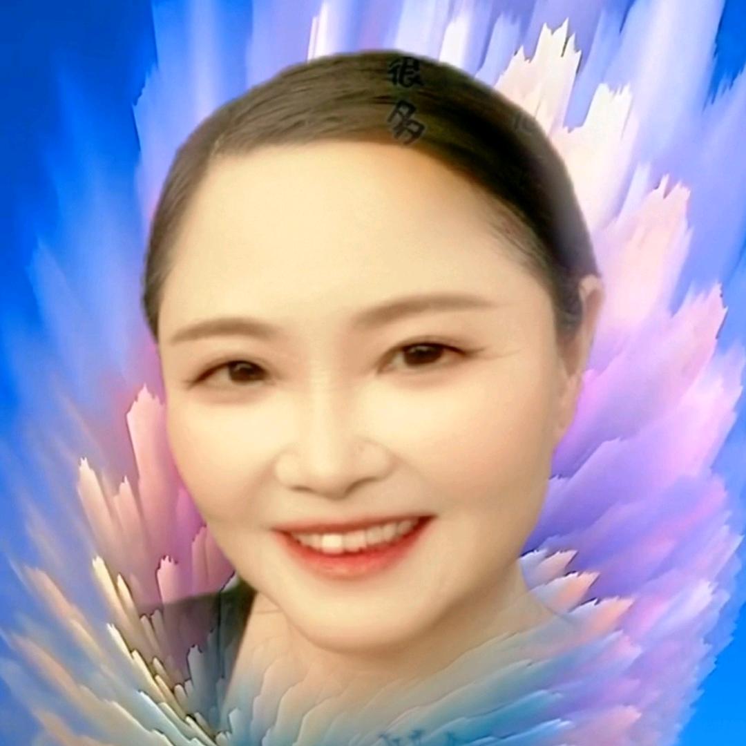 水墨青莲