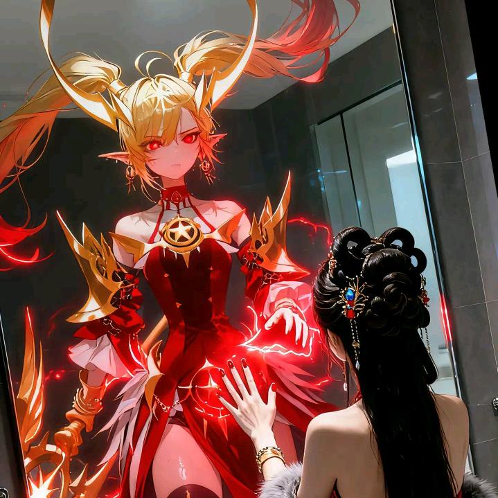 夜光下的萤火虫